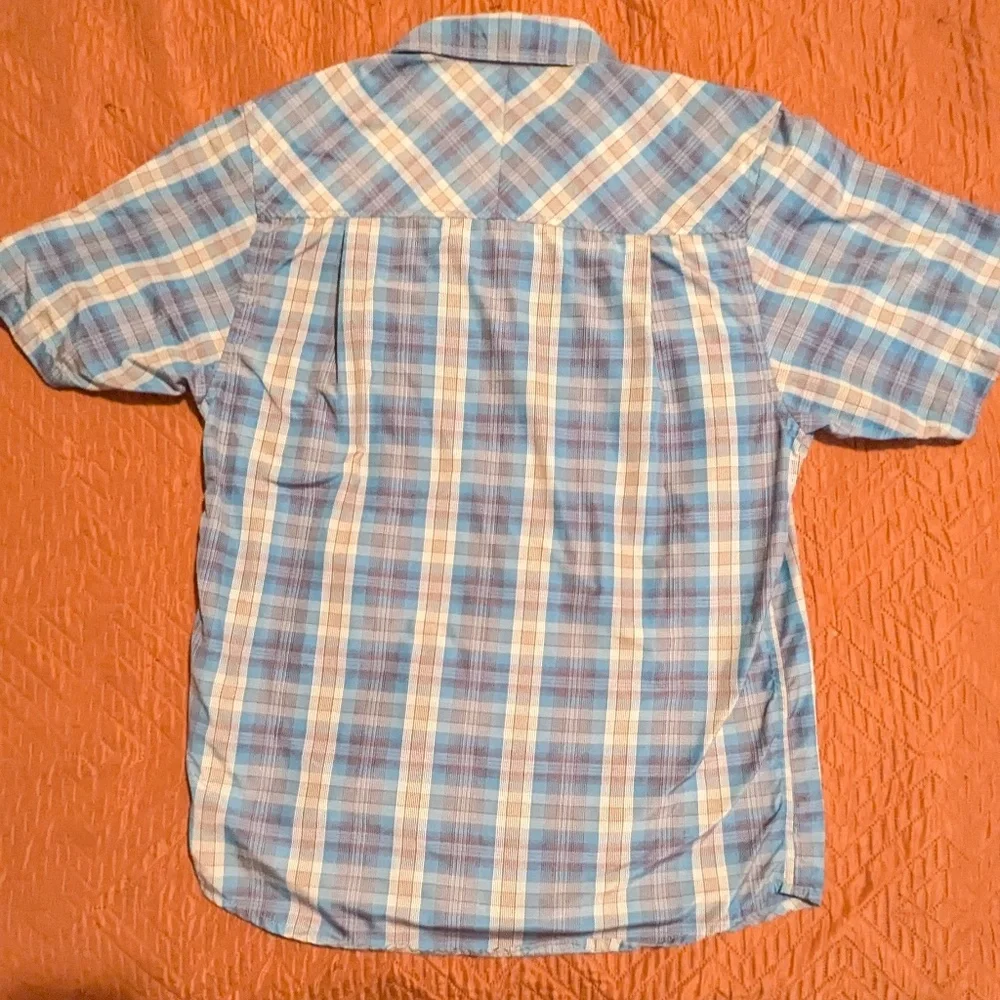 Kavu Large Mens plaid button down shirt - Picture 6 of 7